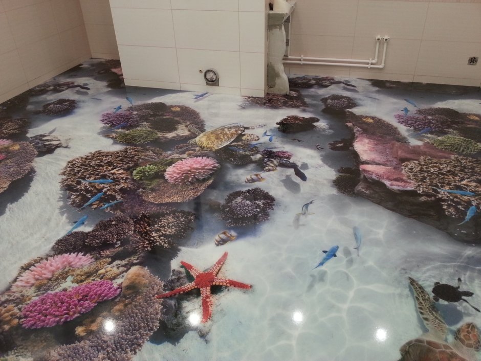 Эпоксидный наливной пол Epoxy Floor 3d