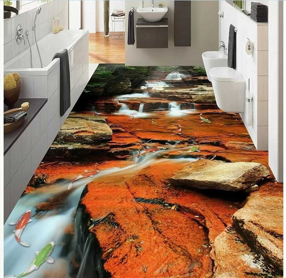 Эпоксидный наливной пол Epoxy Floor 3d