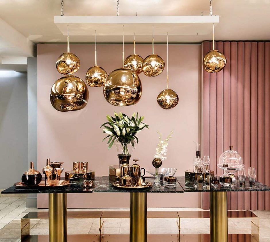 Светильник Mirror Ball Gold by Tom Dixon