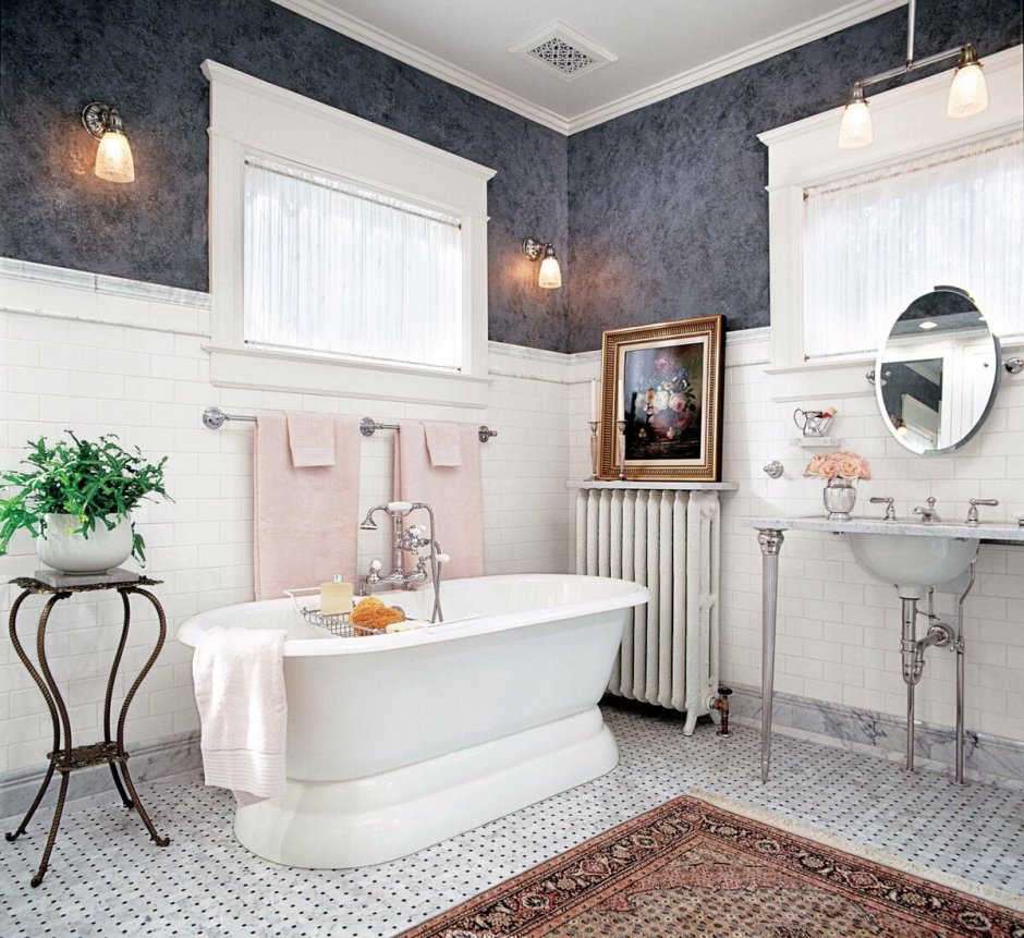 Ванные комнаты в викторианском стиле