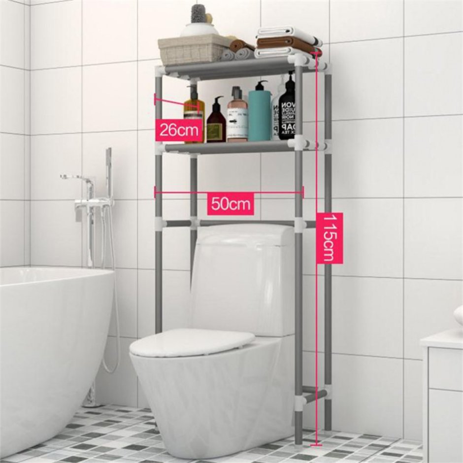 Стеллаж для ванной Laundry Rack Stainless Steel