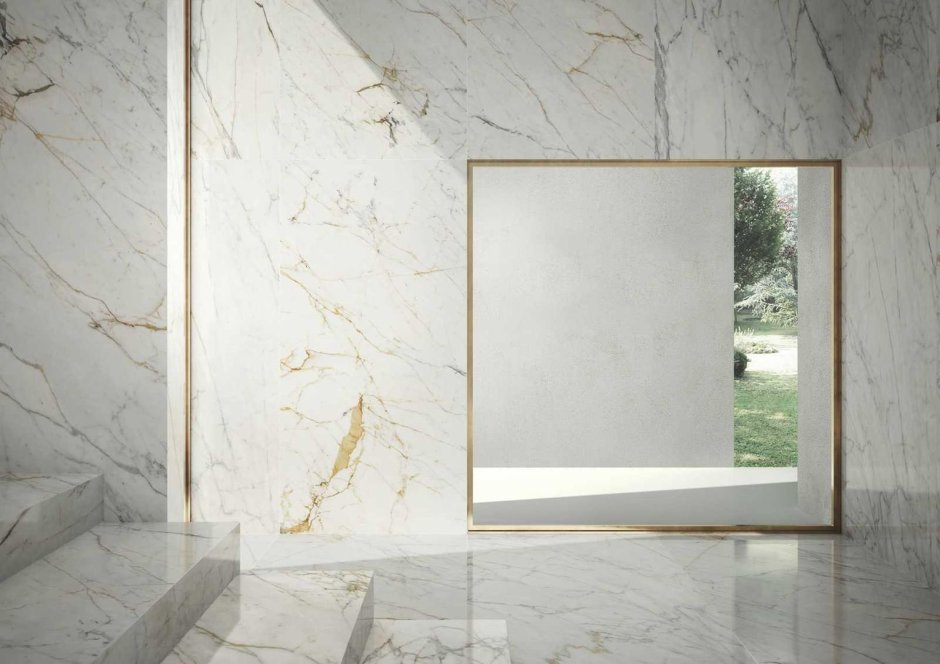 Керамогранит Marazzi Italy grande Marble look Golden White Lux 120х240