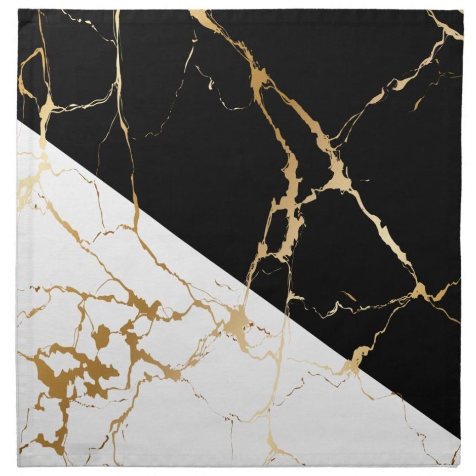 Черный мрамор Marble Black and Gold Marble