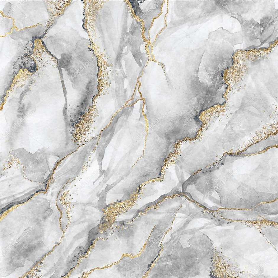 Мрамор Grey Marble золото