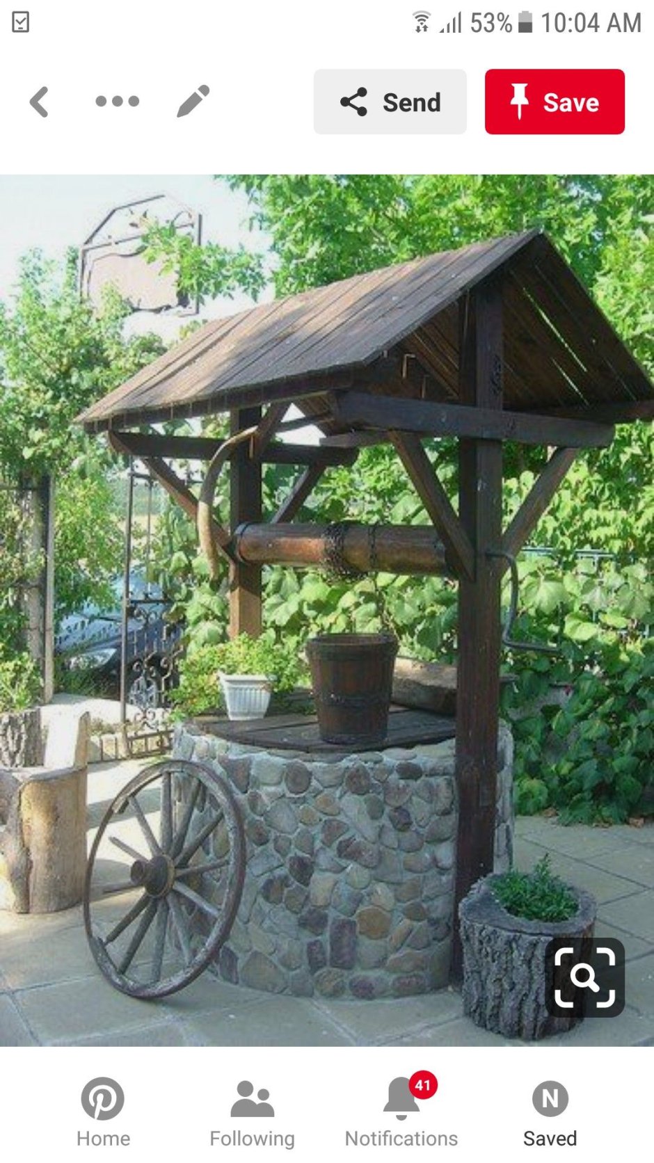 Колодец из камня