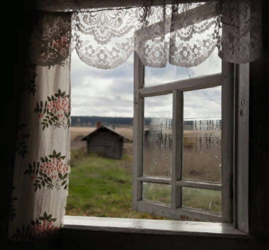 Деревенское окно