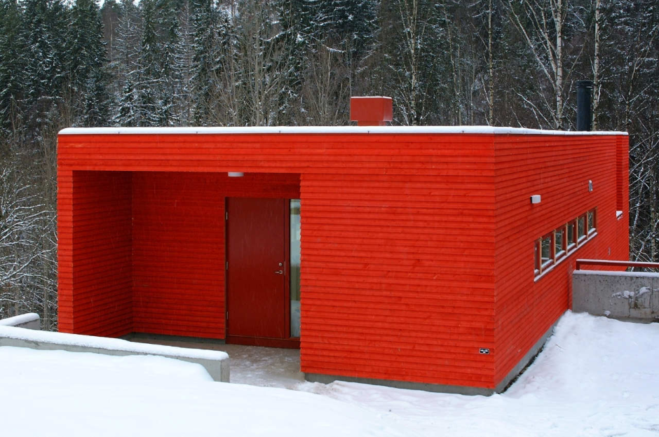 Красный дом в Осло