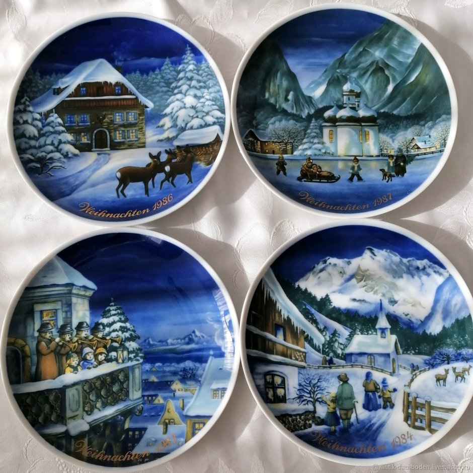 Декоративные тарелки Delft