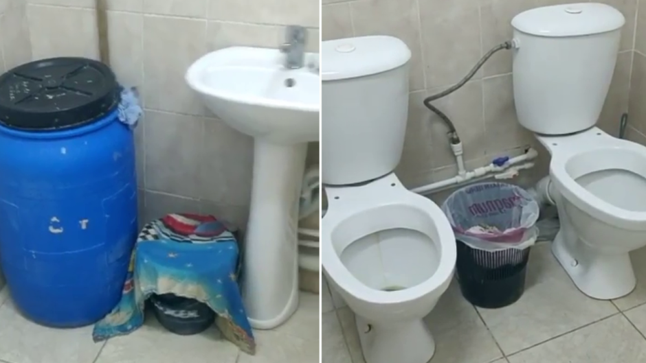 Вжтуалете школьном