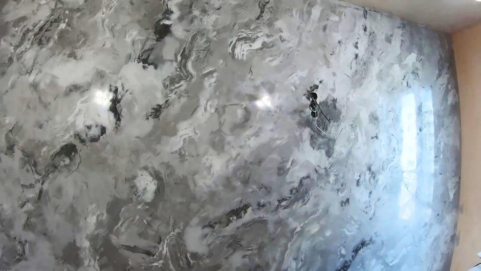Зеркальная венецианская штукатурка под лед