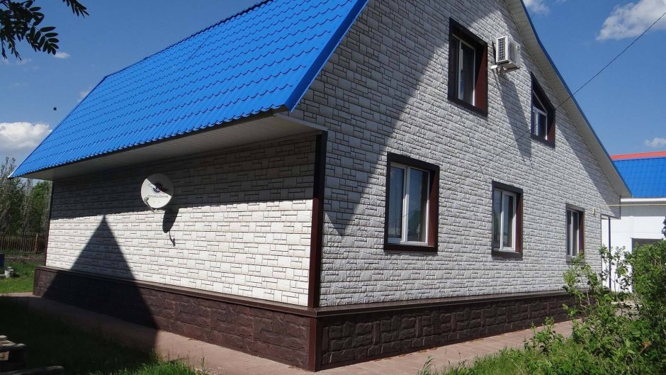 Фасадные панели дёке Бург платиновый