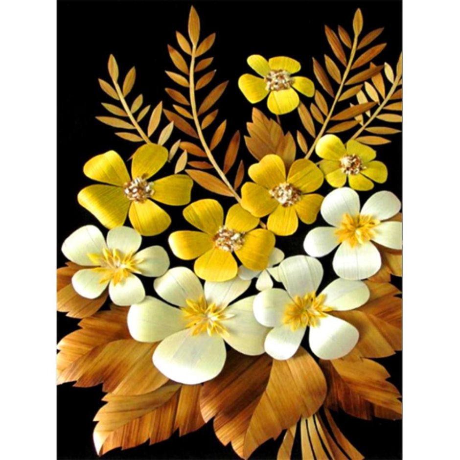 Флористика из соломы