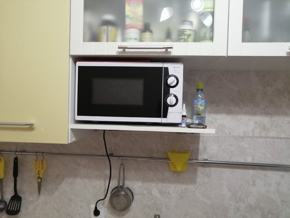 Полка под микроволновку своими руками