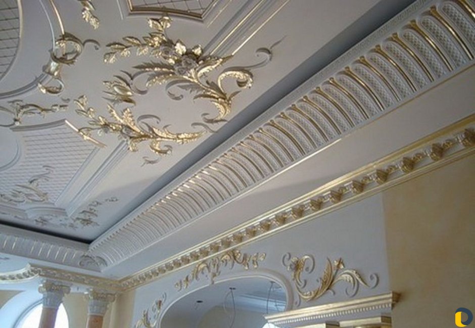 Красивые потолки из гипса