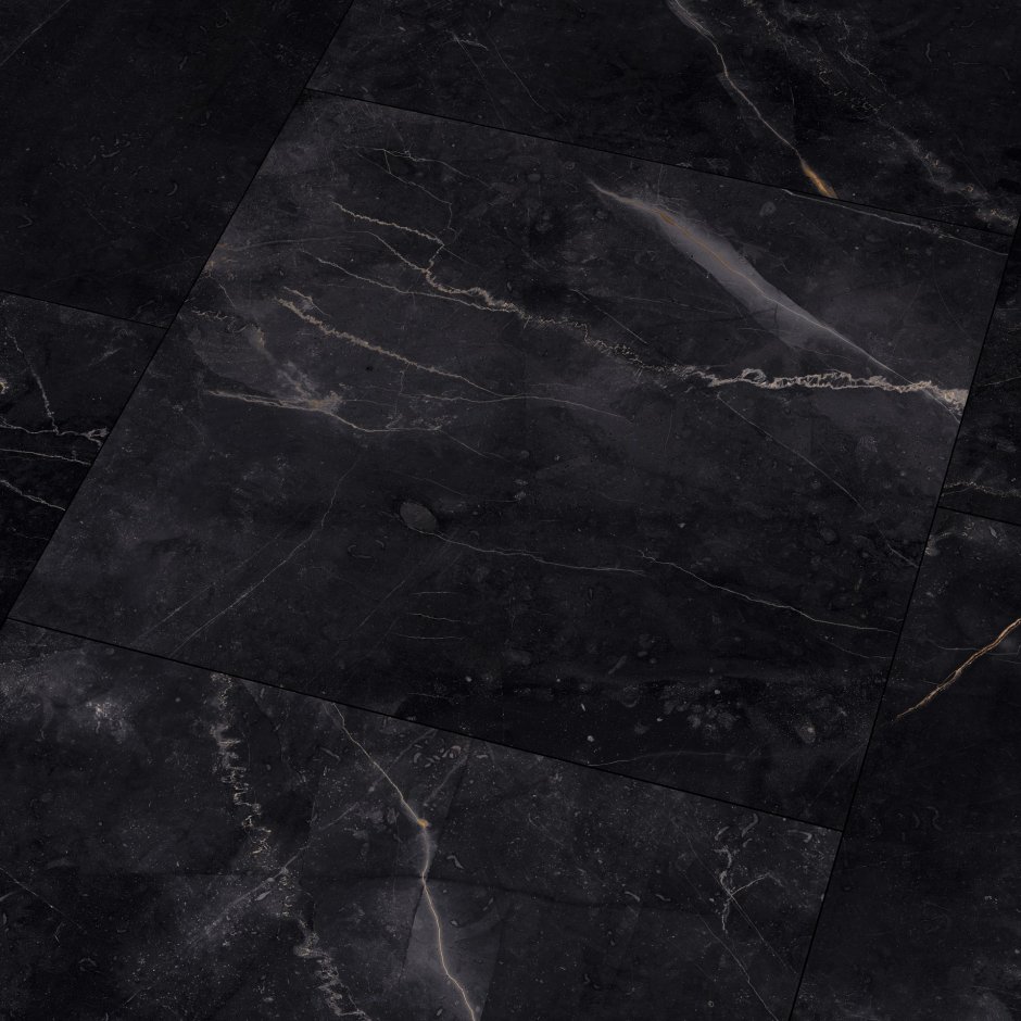 Ламинат Falquon Quadro Marmorata nera глянец q1006