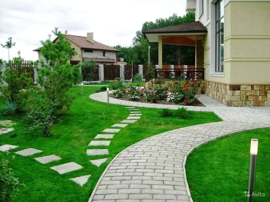 Ландшафт дорожки