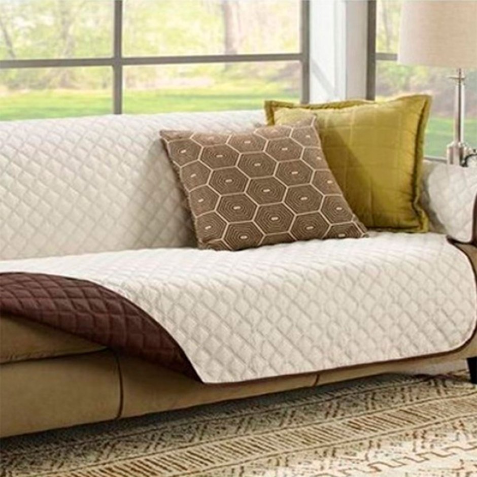 Стильные покрывала на диван