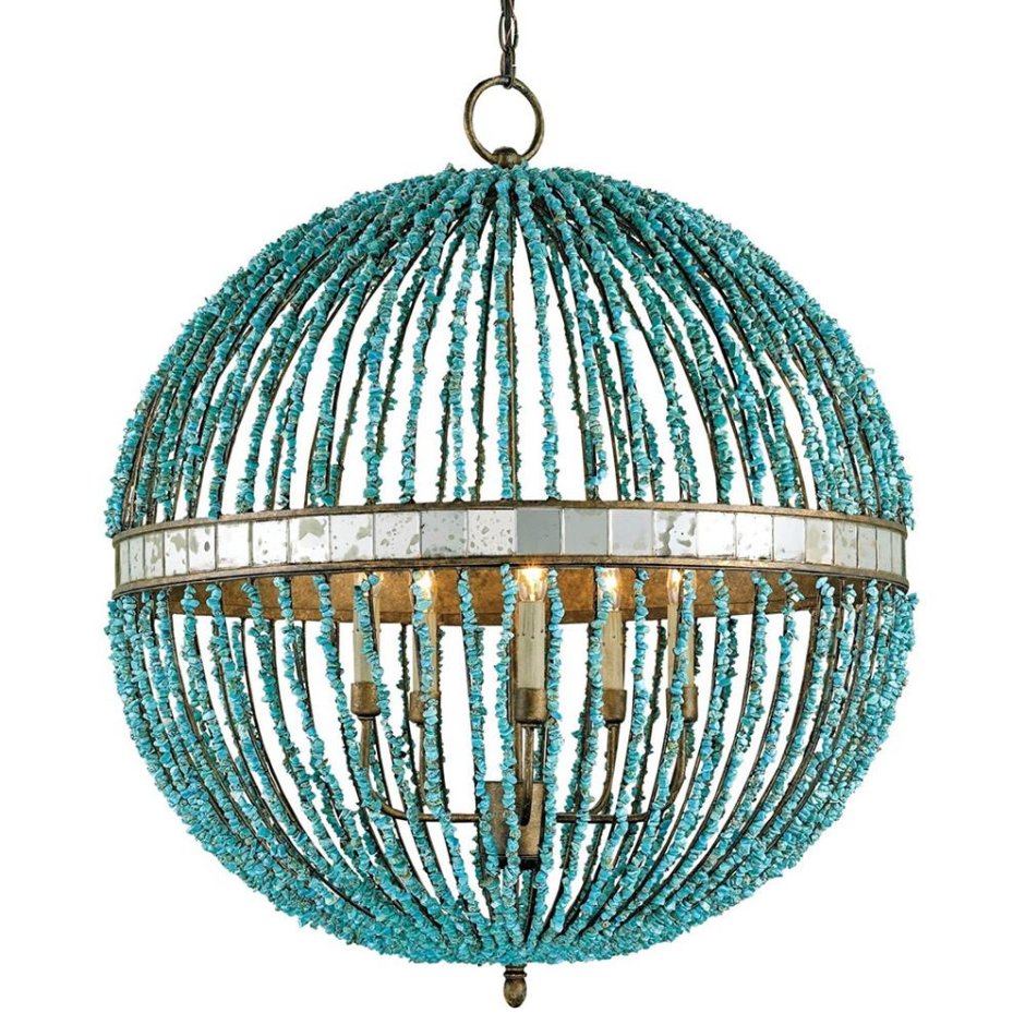 Люстра chanteuse Chandelier Turquoise