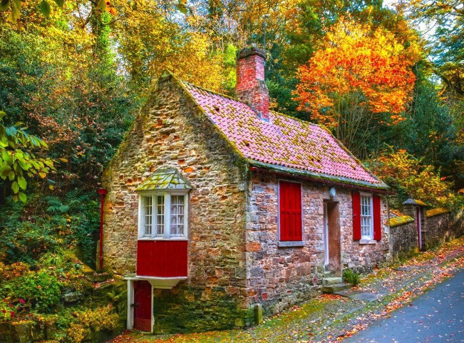 Осенний домик в Англии