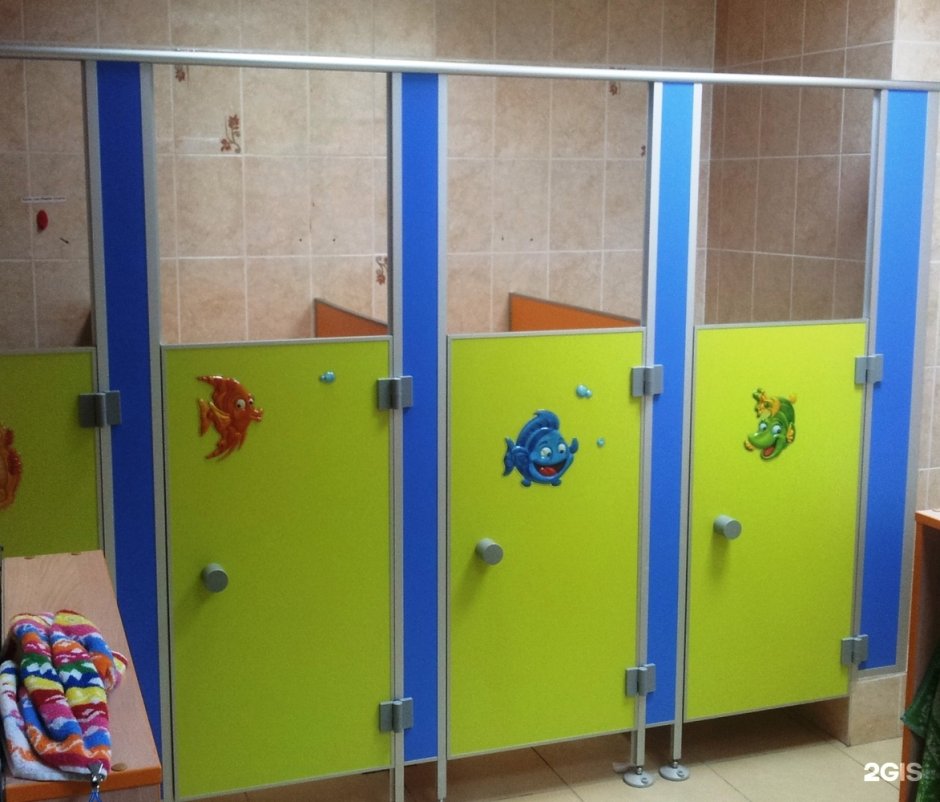 Туалетные кабинки для детских садов