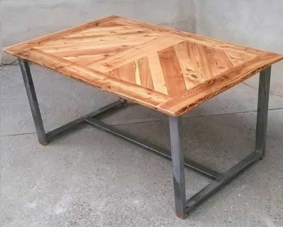 Самодельные кухонные столы из металла