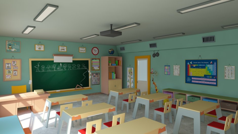 3d классная комната