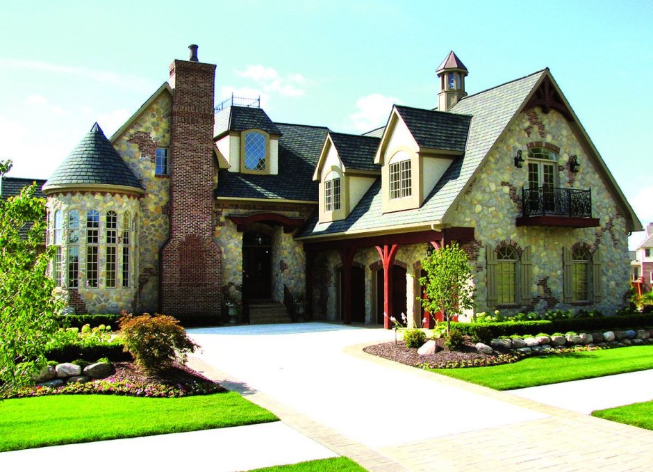 Tudor архитектура особняк