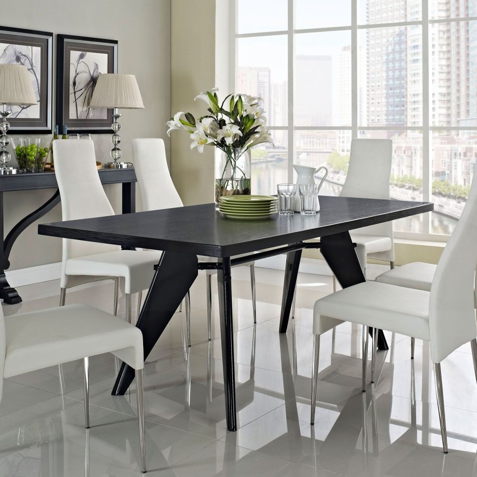 Стол фирма JYSK Toledo Dining Table Grey Antique