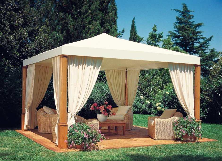 Садовые шторы для беседки