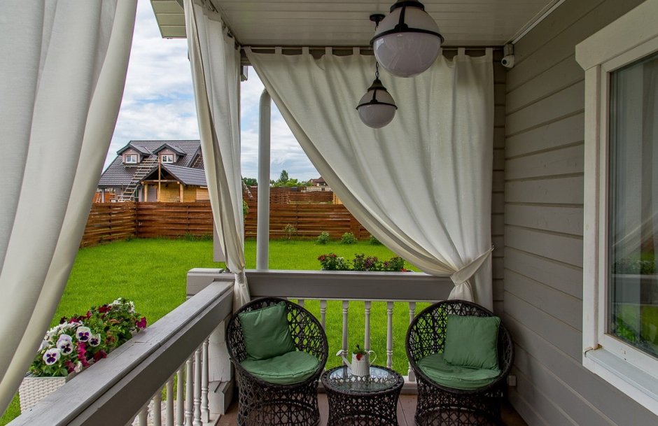 Шторы для открытой веранды