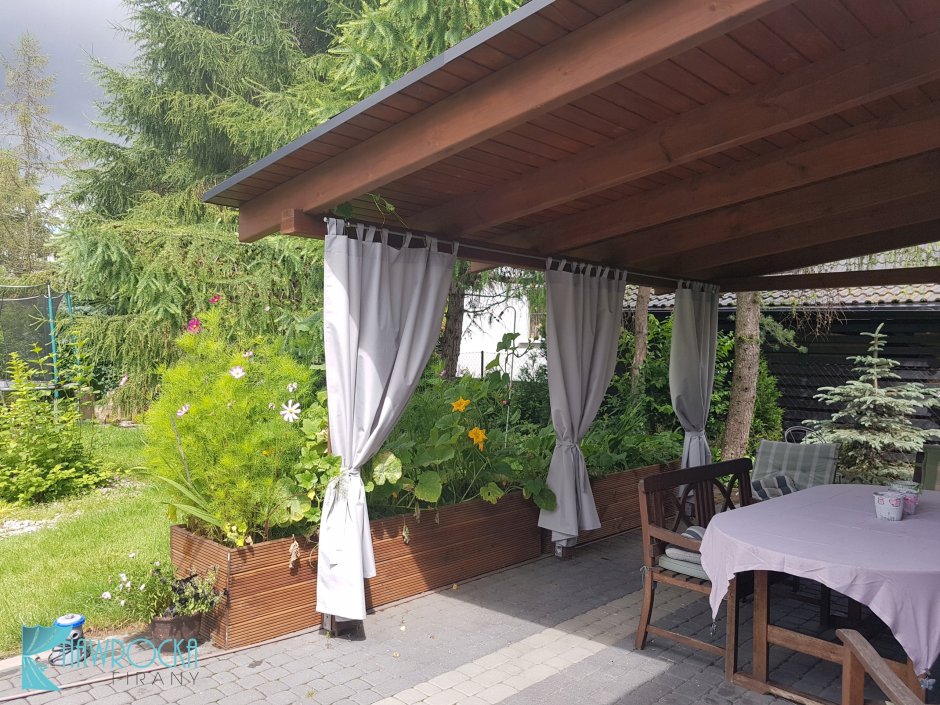 Гардины на веранду