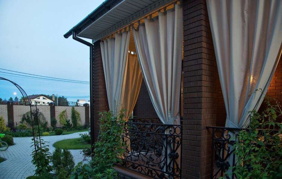 Шторы на террасу