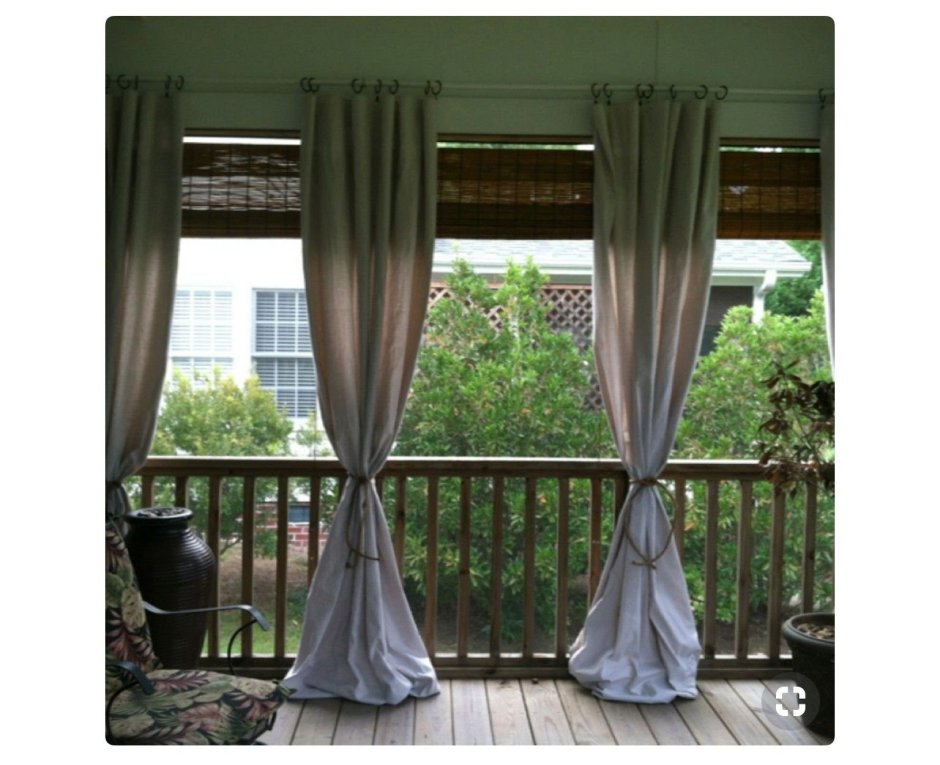 Шторы на веранду