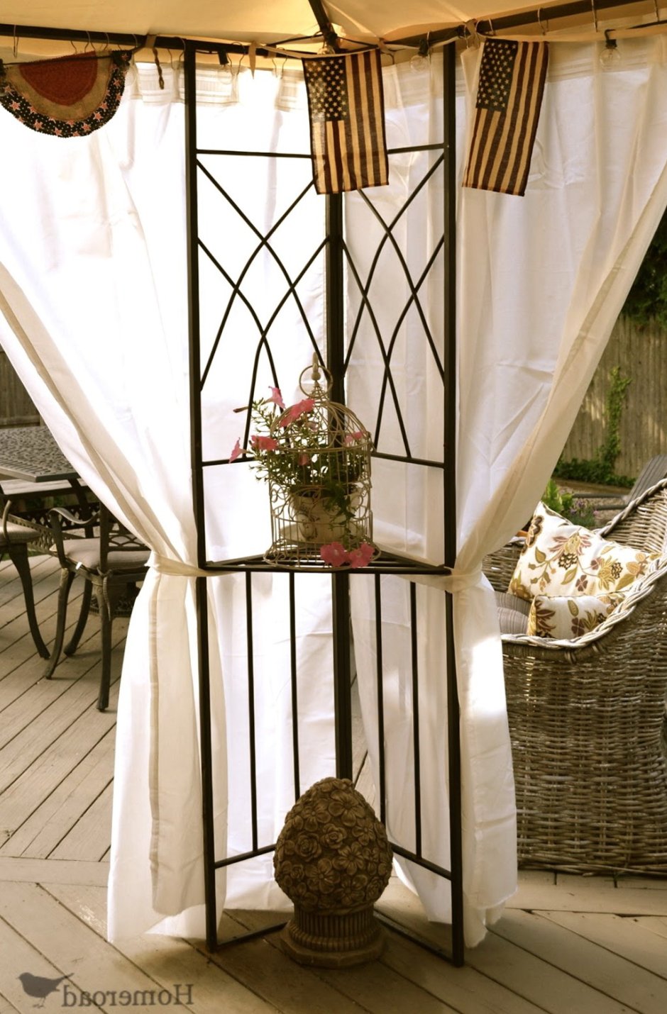 Шторы в беседку