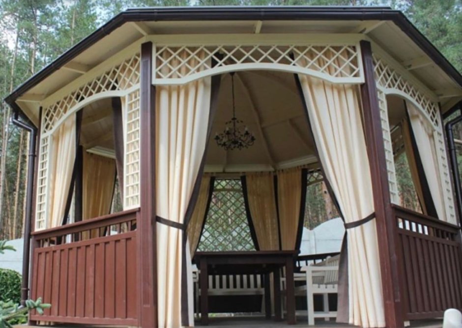 Занавески для беседки