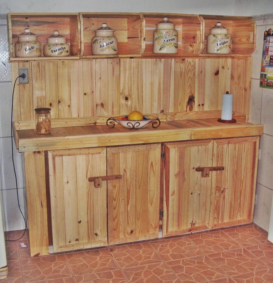 DIY Wood Pallet Kitchen Furniture ideas - Kitchen Design with Wooden Pallet