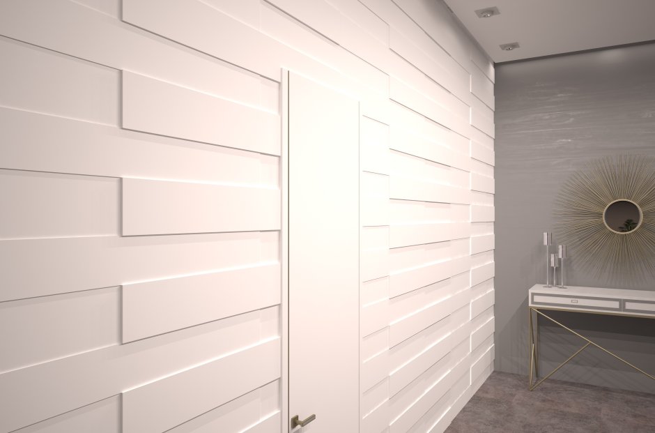 МДФ 3d Stella белая