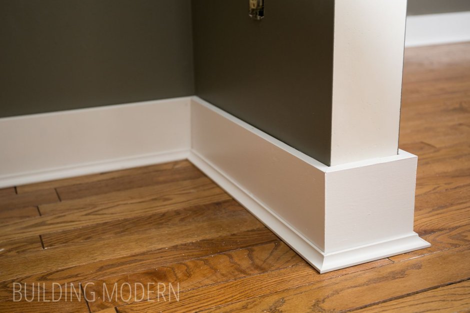 Baseboard Molding at Floor h=120mm