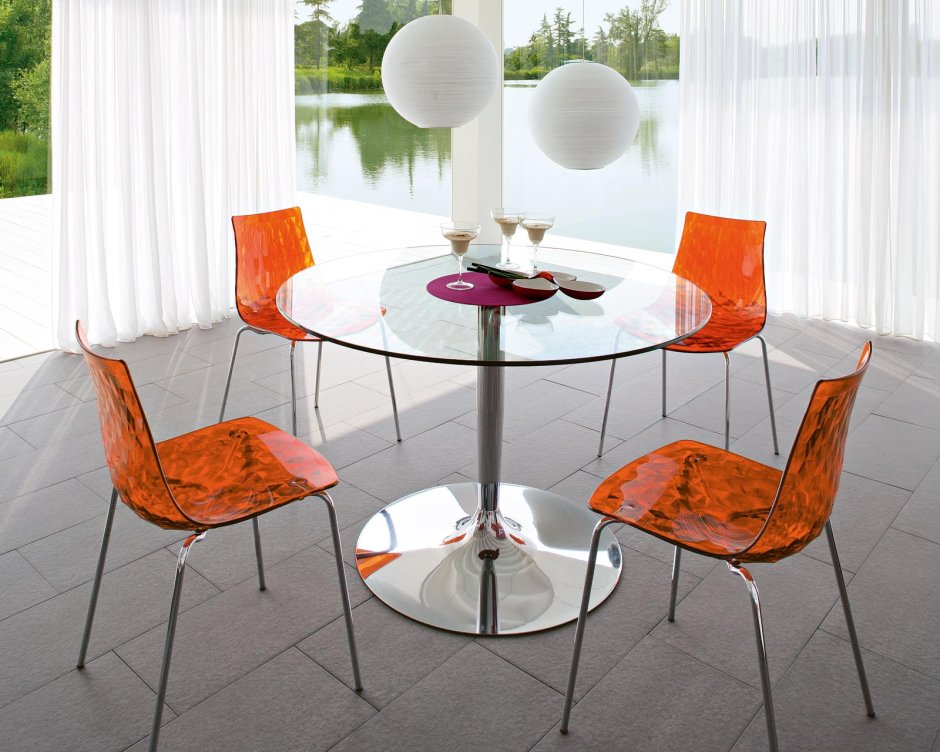Стол стеклянный Calligaris