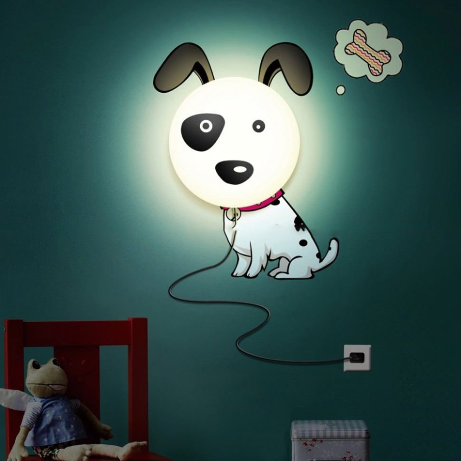 Детский светильник на стену