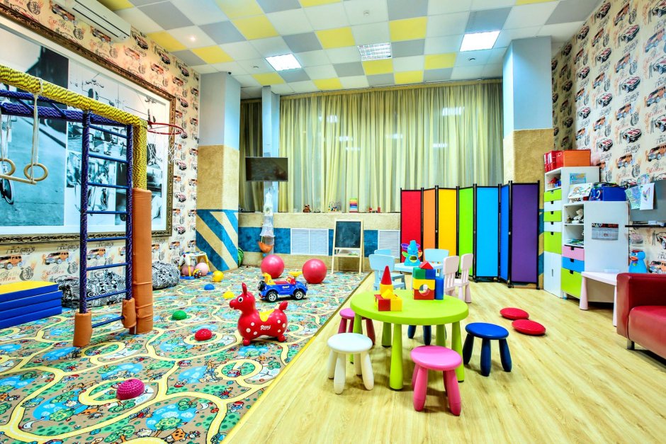 Фитнес залы с детской комнатой