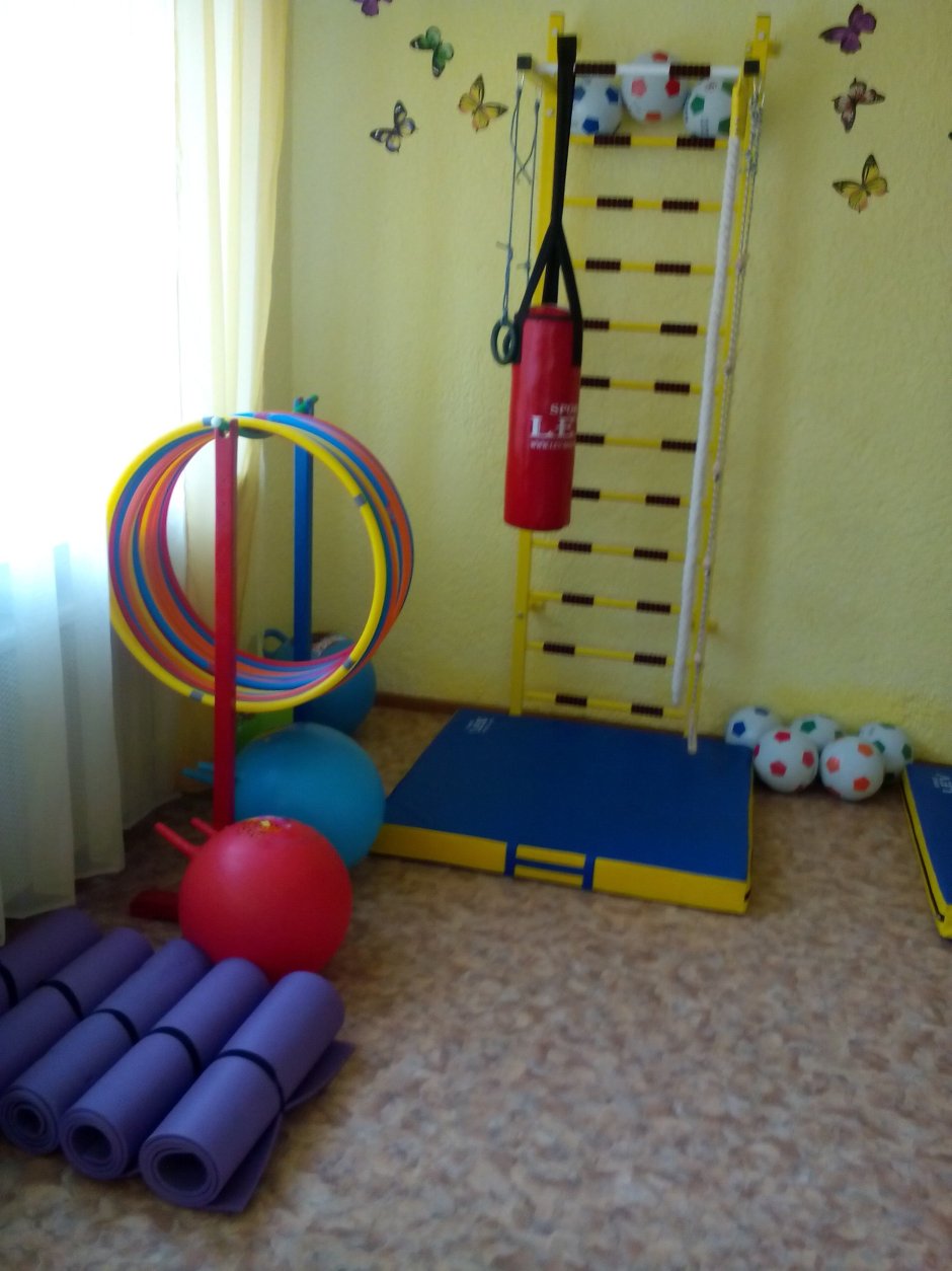 Спортивная комната в детском саду