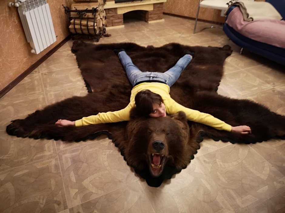 Ковер из медведя