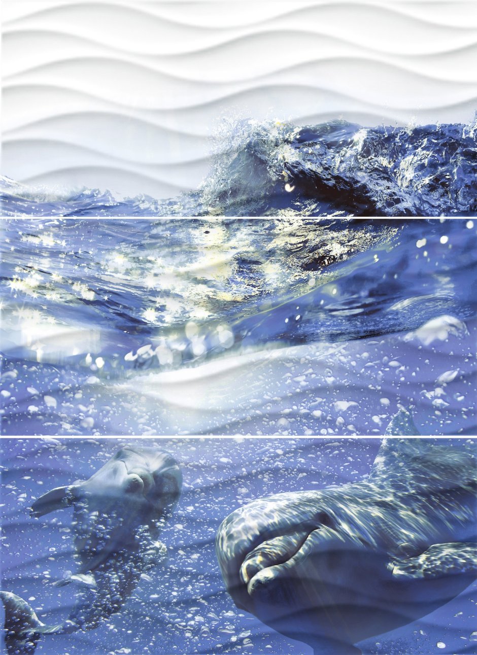 Wave Dolphins плитка