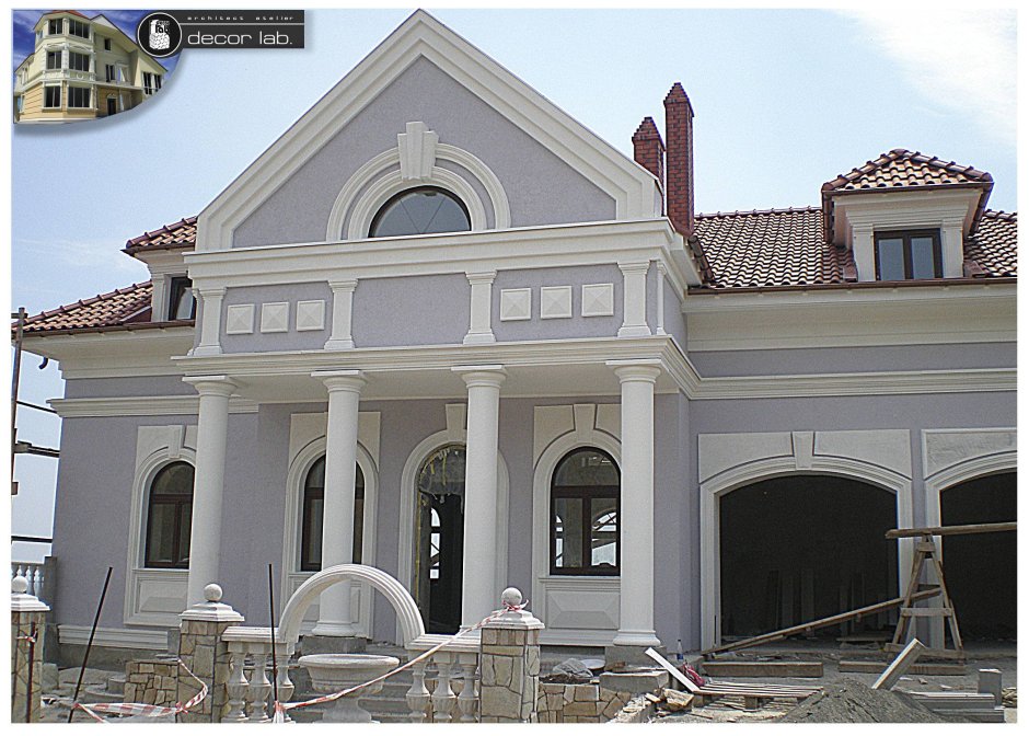 Полистирольный декор на фасад