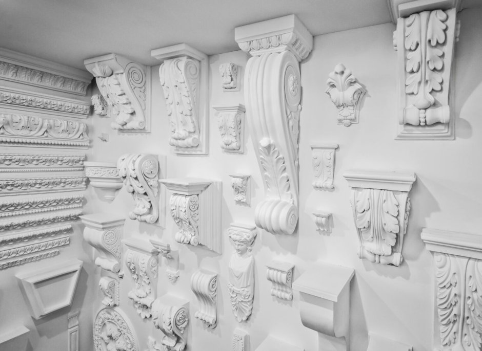 Имитация лепнины из пенопласта