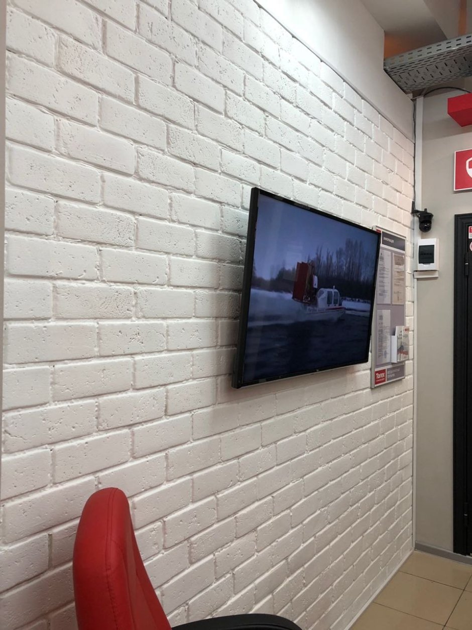Кирпичные панели в интерьере