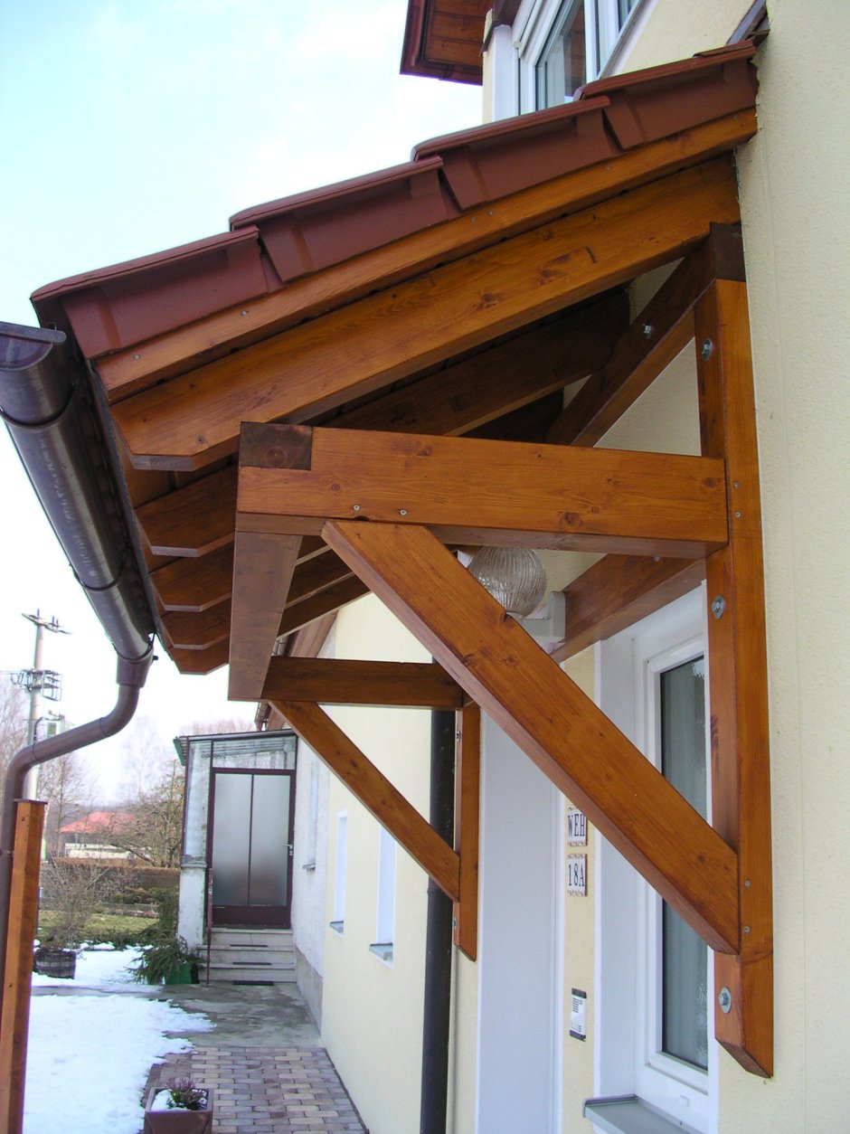 Балкон деревянный кзирок