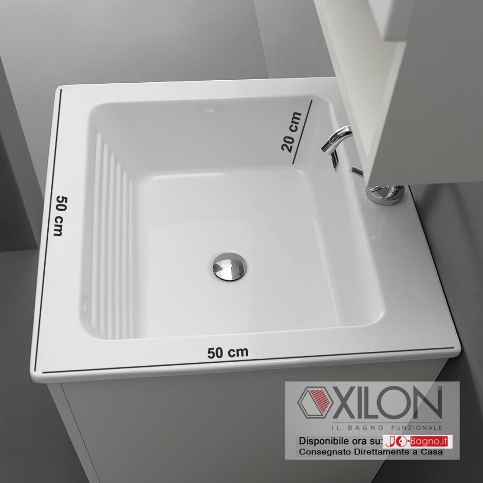Хозяйственная раковина для постирочной Kerasan 60x60