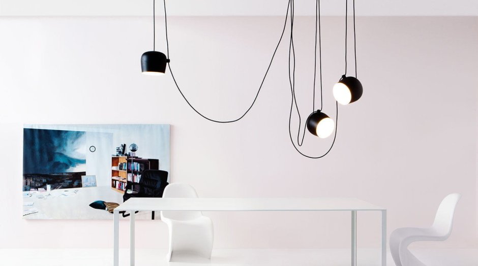 Люстра Flos aim 3 Black by Ronan & Erwan Bouroullec